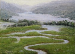 liron art, liron Sissman, plein air, Boscobel NY