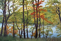 liron, liron art, liron Sissman, Here & Beyond, metaphorical landscape, landscape painting