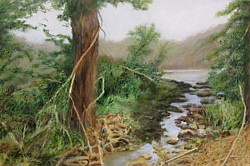 liron, liron art, liron Sissman, Path, metaphorical landscape, landscape painting