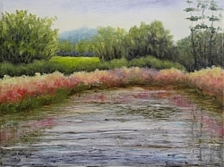 liron art, liron Sissman, plein air, Ringwood State Park NJ