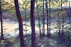 liron, liron art, liron sissman, There, metaphorical landscape, landscape painting